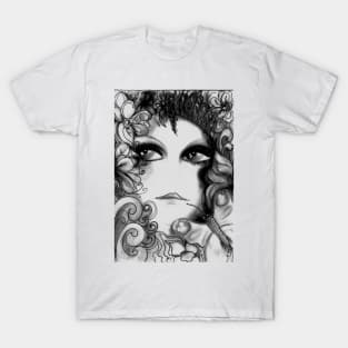 grey woodland fairy Jacqueline Mcculloch House of Harlequin T-Shirt